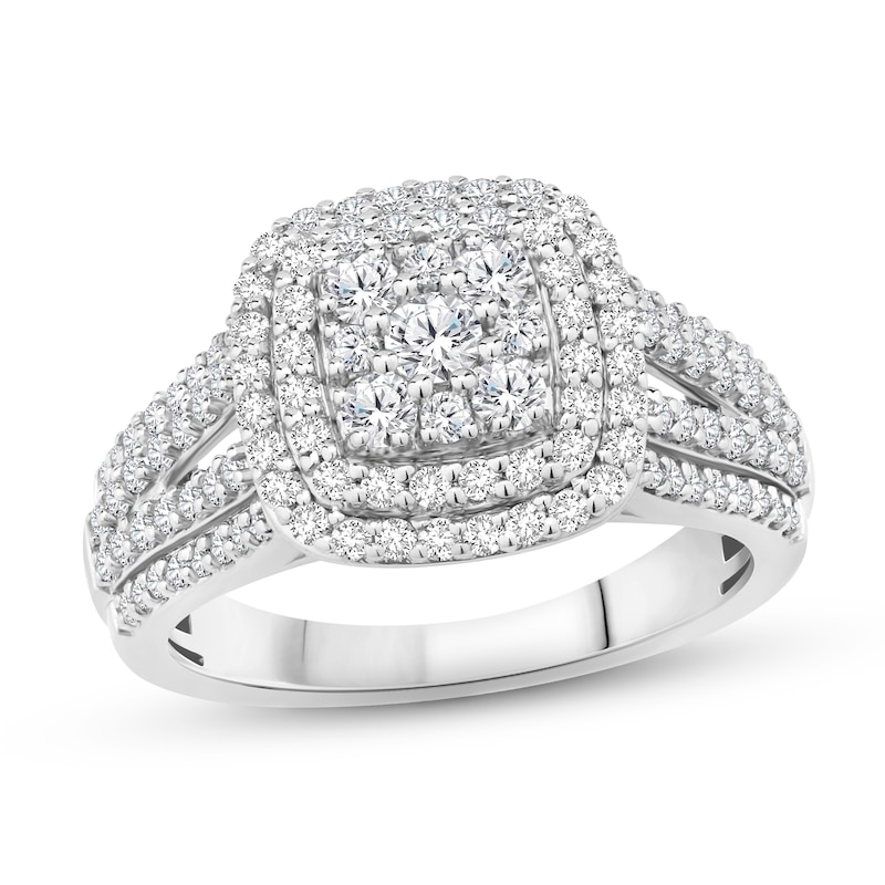 Main Image 1 of Now + Forever Diamond Engagement Ring 1 ct tw Round-cut 14K White Gold