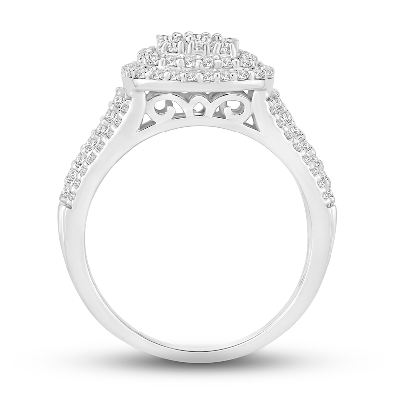 Main Image 2 of Now + Forever Diamond Engagement Ring 1 ct tw Round-cut 14K White Gold