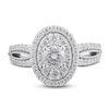 Thumbnail Image 2 of Diamond Engagement Ring 1-1/4 ct tw Round-cut 14K White Gold