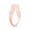 Thumbnail Image 2 of Now + Forever Diamond Engagement Ring 1/2 ct tw Princess & Round-cut 10K Rose Gold