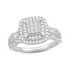 Thumbnail Image 1 of Now + Forever Diamond Engagement Ring 5/8 ct tw Princess & Round-cut 10K White Gold