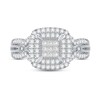 Thumbnail Image 3 of Now + Forever Diamond Engagement Ring 5/8 ct tw Princess & Round-cut 10K White Gold