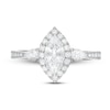 Thumbnail Image 1 of Neil Lane Premiere Diamond Engagement Ring 1-1/3 ct tw Marquise/Pear/Round-Cut 14K White Gold