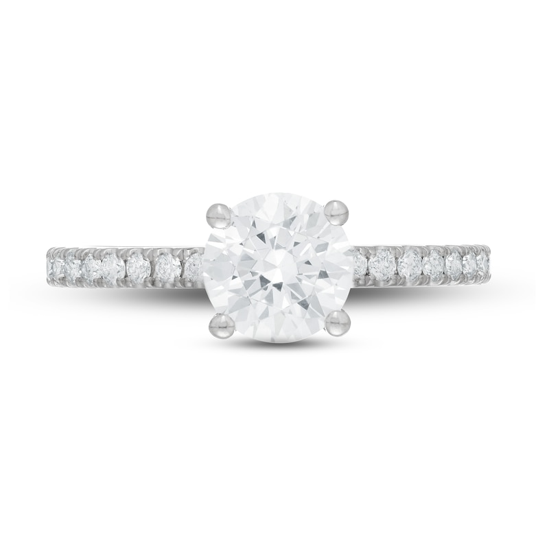 Neil Lane Round-cut Diamond Engagement Ring 1-7/8 ct tw 14K White Gold