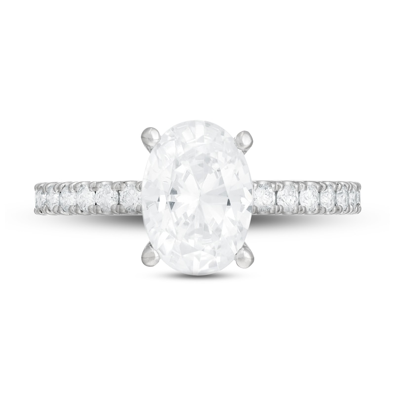 Main Image 2 of Neil Lane Oval Diamond Engagement Ring 2-3/8 ct tw 14K White Gold
