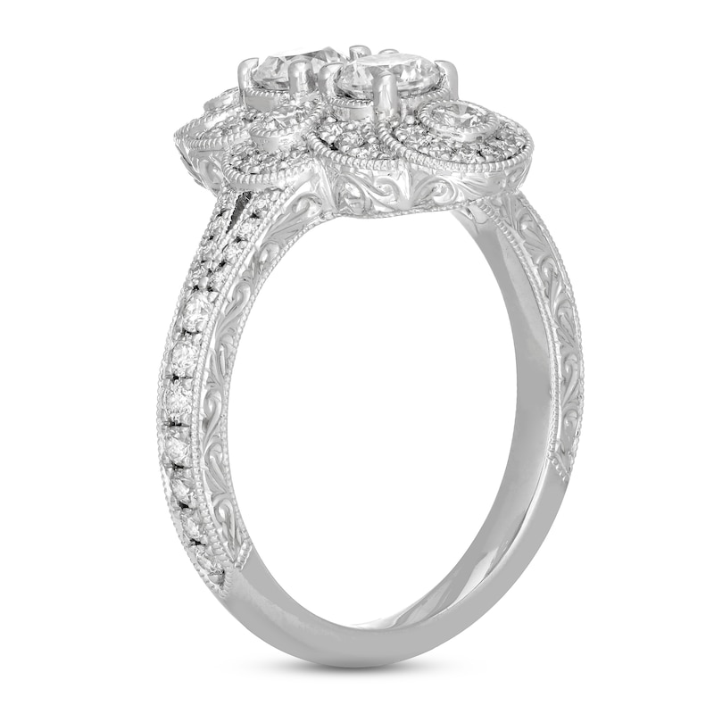 Main Image 2 of Neil Lane Round-cut Diamond Engagement Ring 1 ct tw 14K White Gold