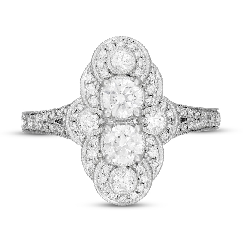 Neil Lane Round-cut Diamond Engagement Ring 1 ct tw 14K White Gold