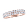 Thumbnail Image 0 of THE LEO Ideal Cut Diamond Anniversary Ring 1 ct tw 14K Rose Gold