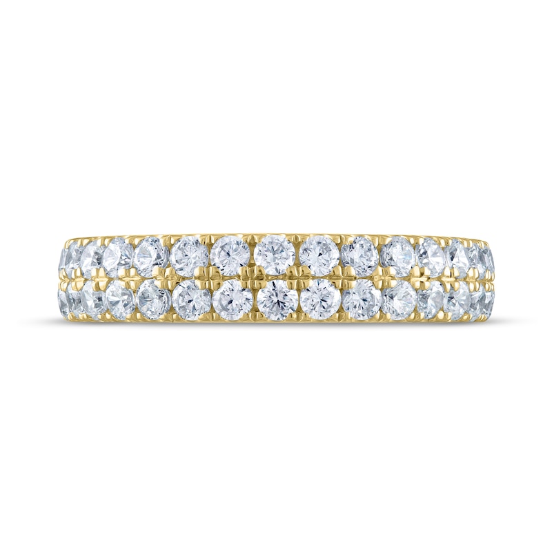 Main Image 3 of THE LEO Ideal Cut Diamond Anniversary Ring 1 ct tw 14K Yellow Gold