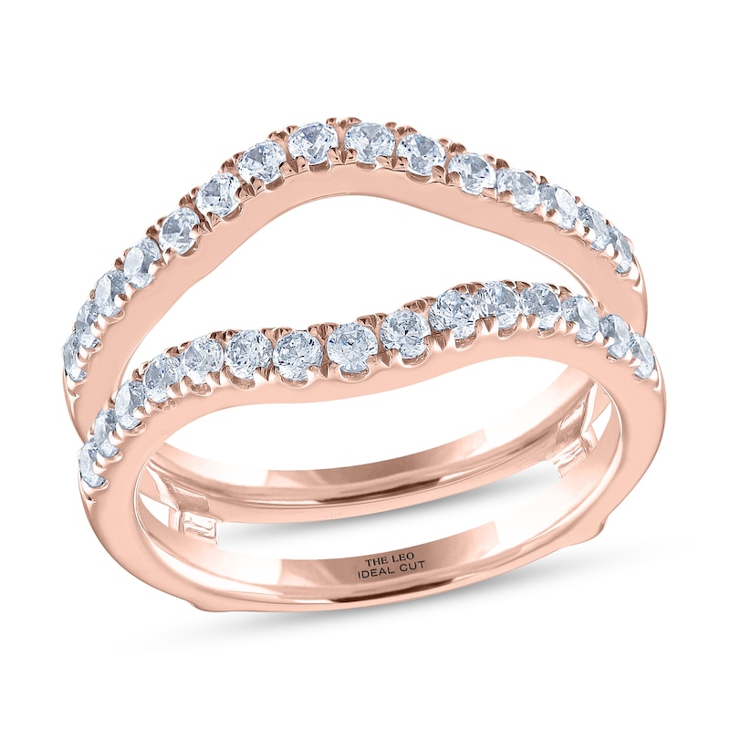 Main Image 1 of THE LEO Ideal Cut Diamond Enhancer Ring 3/4 ct tw 14K Rose Gold