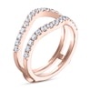 THE LEO Ideal Cut Diamond Enhancer Ring 3/4 ct tw 14K Rose Gold