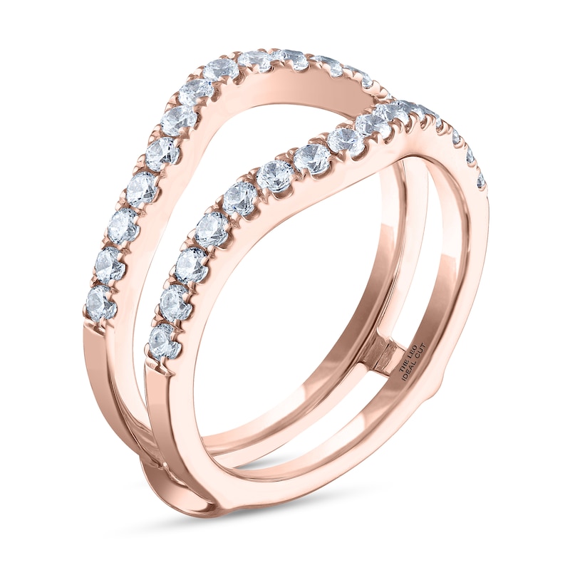 Main Image 2 of THE LEO Ideal Cut Diamond Enhancer Ring 3/4 ct tw 14K Rose Gold
