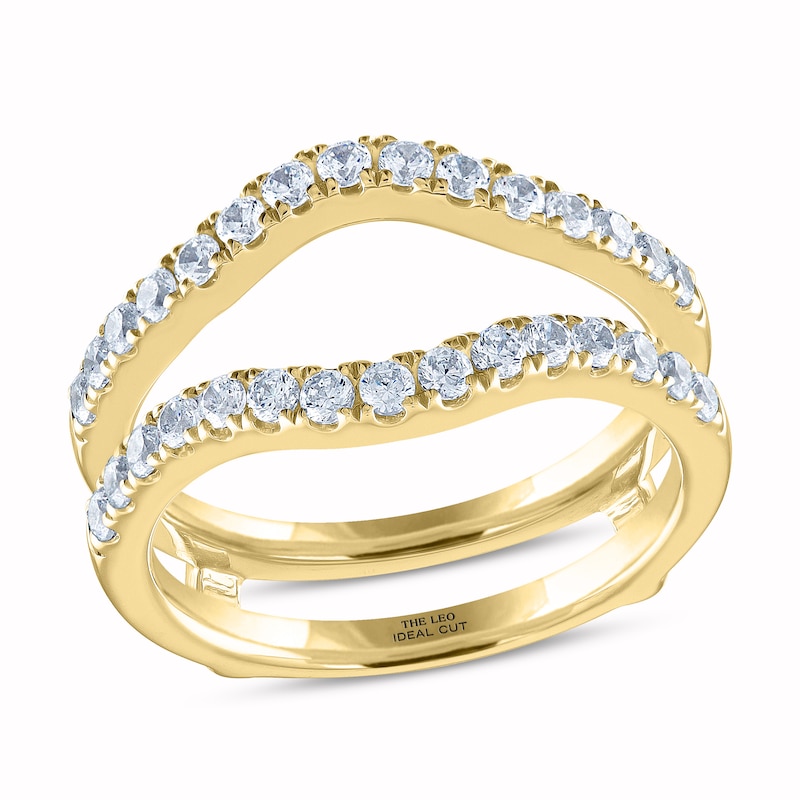 Main Image 1 of THE LEO Ideal Cut Diamond Enhancer Ring 3/4 ct tw 14K Yellow Gold