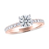 Thumbnail Image 1 of THE LEO Ideal Cut Diamond Engagement Ring 1-1/4 ct tw 14K Rose Gold
