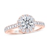 Thumbnail Image 0 of THE LEO Ideal Cut Diamond Engagement Ring 1-1/3 ct tw 14K Rose Gold