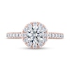 Thumbnail Image 2 of THE LEO Ideal Cut Diamond Engagement Ring 1-1/3 ct tw 14K Rose Gold