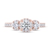 Thumbnail Image 2 of THE LEO Ideal Cut Diamond Three-Stone Engagement Ring 1 ct tw 14K Rose Gold