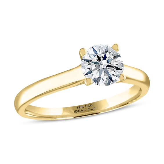 Kay THE LEO Ideal Cut Diamond Solitaire Engagement Ring 1-1/ ct tw 14K Gold