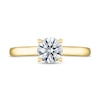 Thumbnail Image 2 of THE LEO Ideal Cut Diamond Solitaire Engagement Ring 1 ct tw 14K Yellow Gold