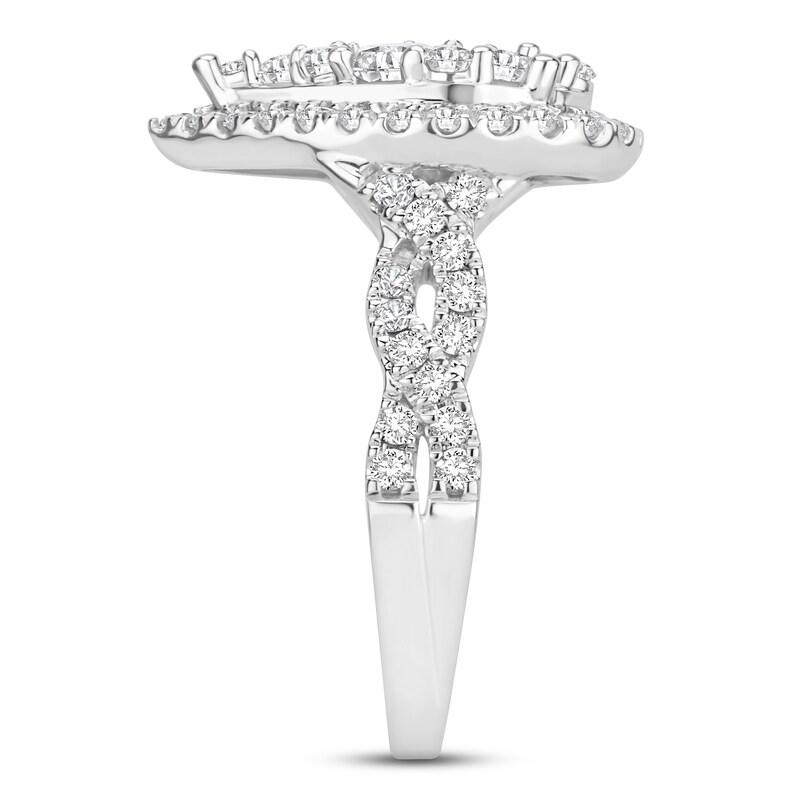 Main Image 3 of Now + Forever Multi-Diamond Engagement Ring 2 ct tw Round-cut 14K White Gold