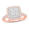 Thumbnail Image 1 of Diamond Engagement Ring 1-1/6 ct tw Round-cut 14K Two-Tone Gold
