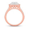 Thumbnail Image 2 of Diamond Engagement Ring 1-1/6 ct tw Round-cut 14K Two-Tone Gold