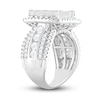 Multi-Diamond Engagement Ring 3 ct tw Princess & Round 10K White Gold