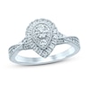 Thumbnail Image 0 of Multi-Diamond Engagement Ring 1/2 ct tw Round-cut 10K White Gold