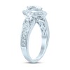 Thumbnail Image 1 of Memories Moments Magic Diamond Engagement Ring 1 ct tw Marquise & Round 14K White Gold