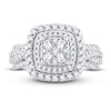 Thumbnail Image 2 of Multi-Diamond Engagement Ring 1 ct tw Round-cut 14K White Gold