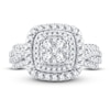 Thumbnail Image 3 of Now + Forever Multi-Diamond Engagement Ring 1 ct tw Round-cut 14K White Gold