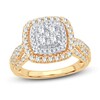Thumbnail Image 0 of Multi-Diamond Engagement Ring 1 ct tw Round-cut 14K Yellow Gold