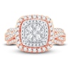 Thumbnail Image 3 of Now + Forever Multi-Diamond Engagement Ring 1 ct tw Round-cut 14K Rose Gold