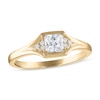 Thumbnail Image 0 of Diamond Engagement Ring 1/2 ct tw Princess & Round 14K Yellow Gold