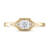 Thumbnail Image 2 of Diamond Engagement Ring 1/2 ct tw Princess & Round 14K Yellow Gold