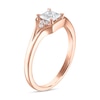 Thumbnail Image 1 of Diamond Engagement Ring 1/2 ct tw Princess & Round 14K Rose Gold