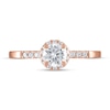 Thumbnail Image 3 of Now + Forever Diamond Engagement Ring 5/8 ct tw Round-cut 14K Rose Gold