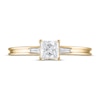 Thumbnail Image 2 of Diamond Engagement Ring 1/2 ct tw Princess & Baguette 14K Yellow Gold