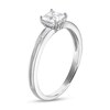 Diamond Engagement Ring 1/2 ct tw Princess & Baguette 14K White Gold