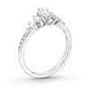 Thumbnail Image 1 of Diamond Engagement Ring 7/8 ct tw Marquise & Round 14K White Gold