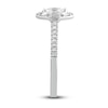 Thumbnail Image 2 of Now + Forever Diamond Engagement Ring 1/2 ct tw Marquise, Baguette & Round 14K White Gold