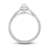 Thumbnail Image 3 of Now + Forever Diamond Engagement Ring 3/8 ct tw Marquise & Round 14K White Gold