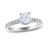Thumbnail Image 0 of Diamond Engagement Ring 1-1/3 ct tw Round-cut 14K White Gold