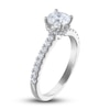 Thumbnail Image 1 of Diamond Engagement Ring 1-1/3 ct tw Round-cut 14K White Gold