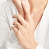 Thumbnail Image 2 of Now + Forever Diamond Engagement Ring 1/2 ct tw Princess & Round 18K Yellow Gold