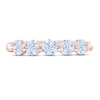 Thumbnail Image 3 of THE LEO First Light Diamond Anniversary Ring 1 ct tw Round-cut 14K Rose gold