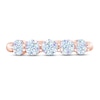 Thumbnail Image 2 of THE LEO First Light Diamond Anniversary Ring 1 ct tw Round-cut 14K Rose gold