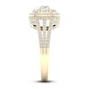 Thumbnail Image 3 of Now + Forever Multi-Diamond Engagement Ring 1-1/5 ct tw Round-Cut 14K Yellow Gold