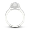 Thumbnail Image 4 of Now + Forever Multi-Diamond Engagement Ring 1-1/5 ct tw Round-Cut 14K White Gold