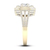 Thumbnail Image 3 of Now + Forever Multi-Diamond Engagement Ring 1-1/5 ct tw Oval & Round-cut 14K Yellow Gold